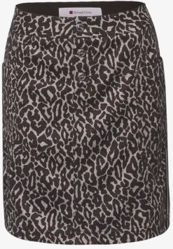 Jupe à motif léopard