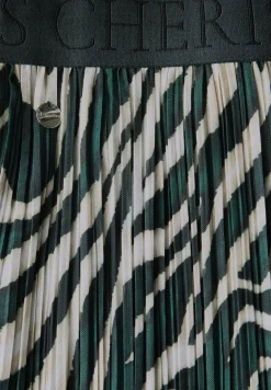 Jupe plissée à motifs