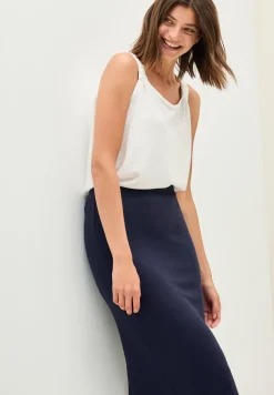 Jupe tube au look tricot