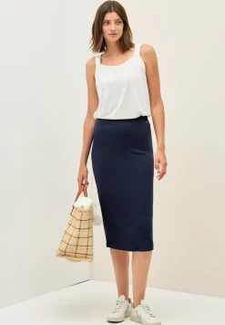 Jupe tube au look tricot