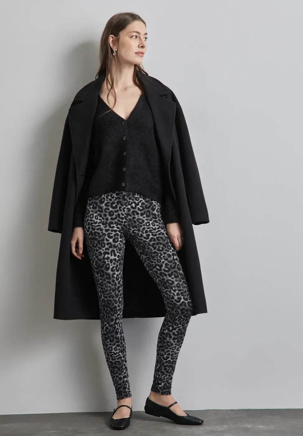 Leggings avec imprimé léopard