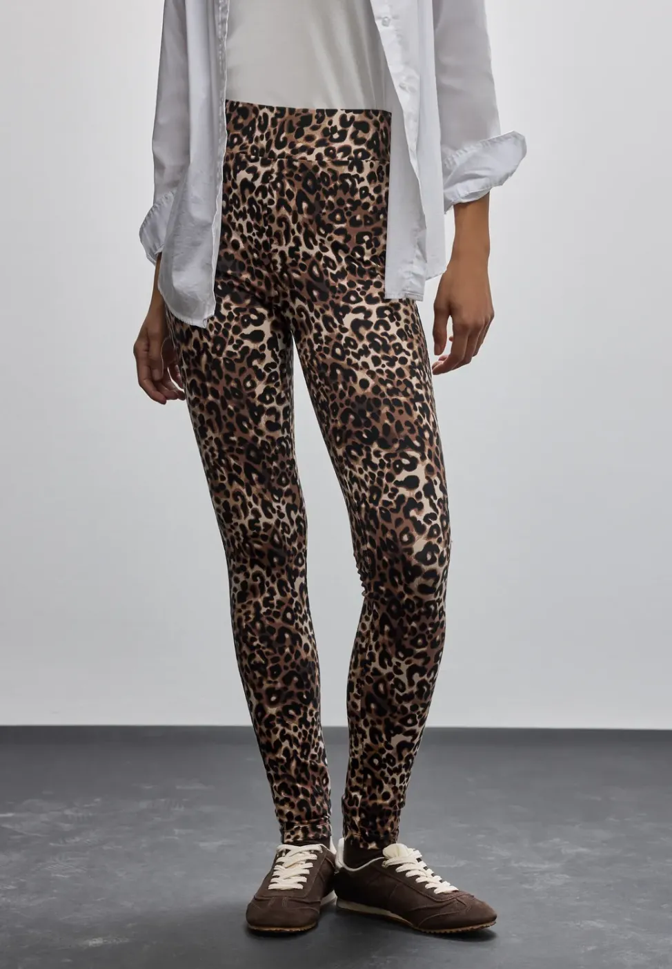Leggings avec motif léopard