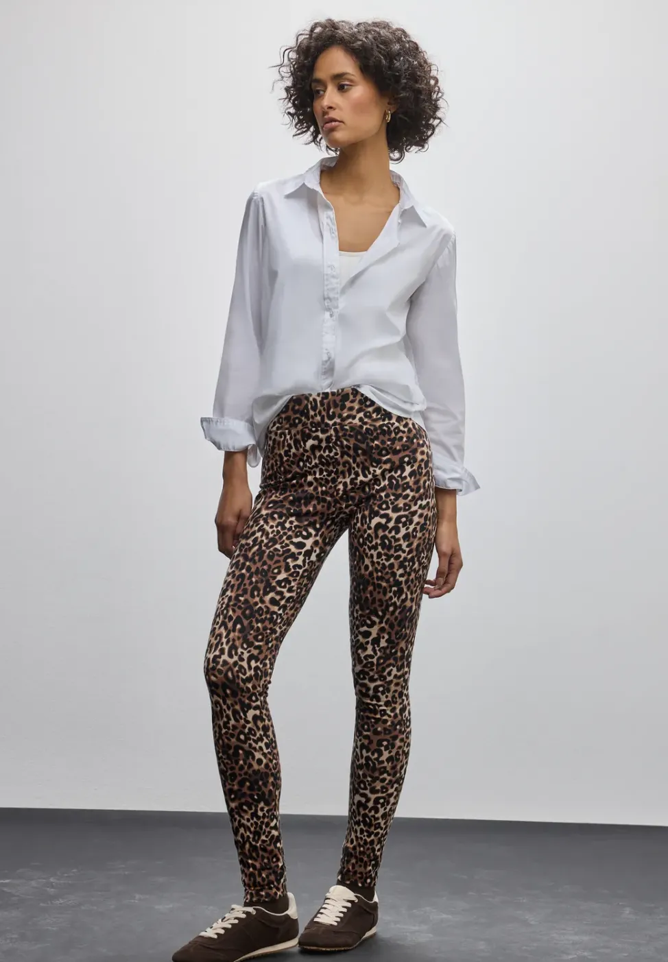 Leggings avec motif léopard