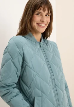 Long blouson matelassé