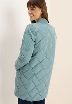Long blouson matelassé