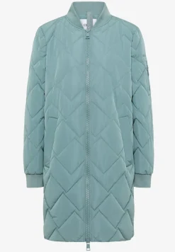 Long blouson matelassé