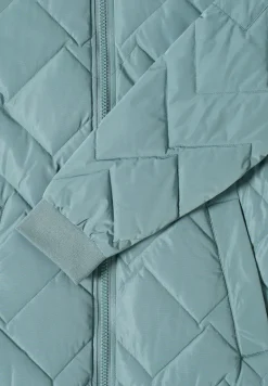 Long blouson matelassé