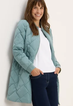Long blouson matelassé