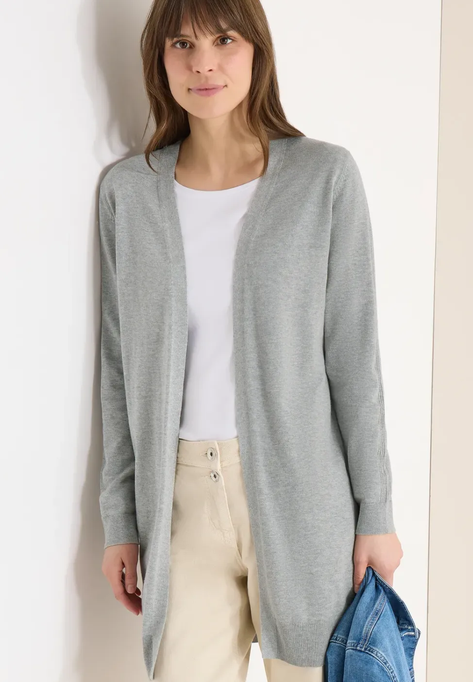 Long cardigan basique