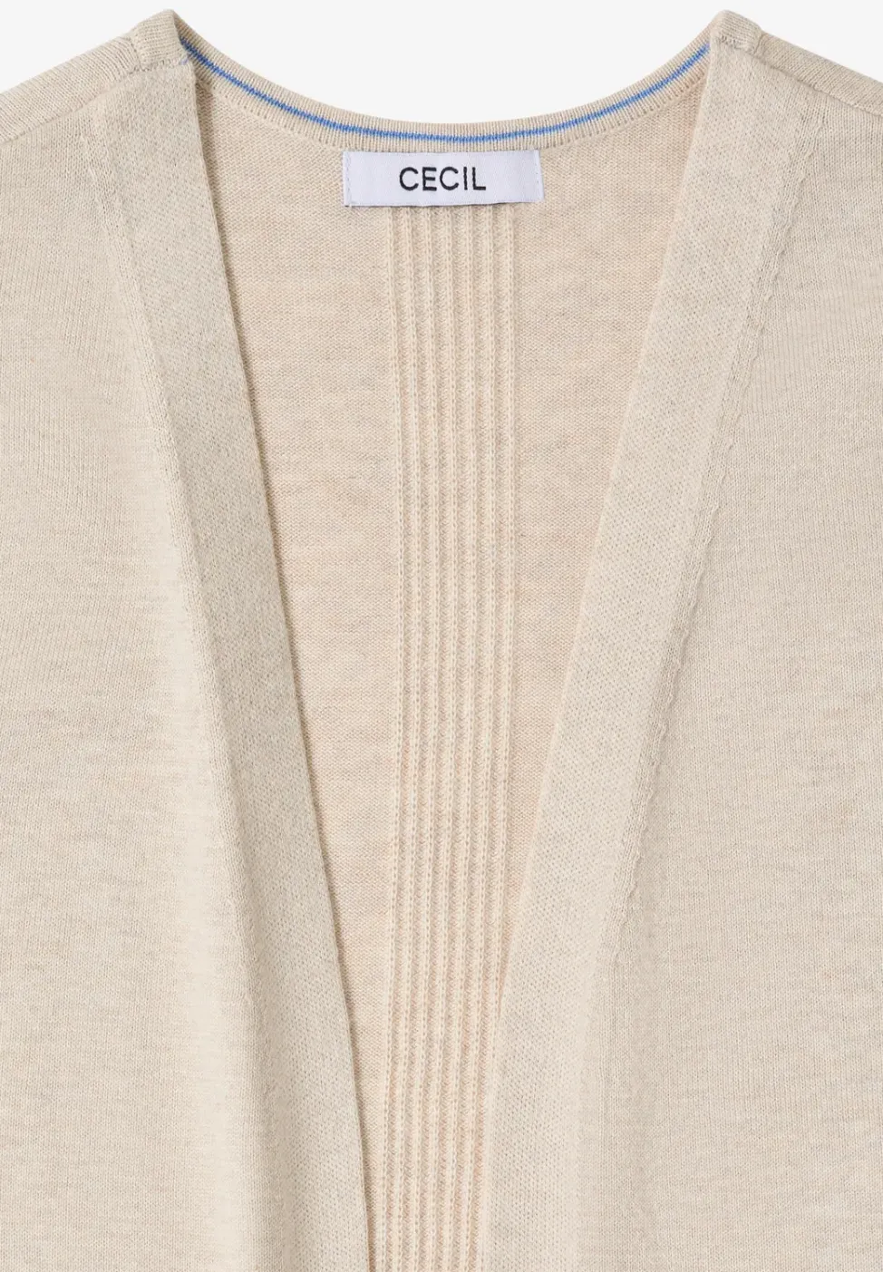 Long cardigan basique