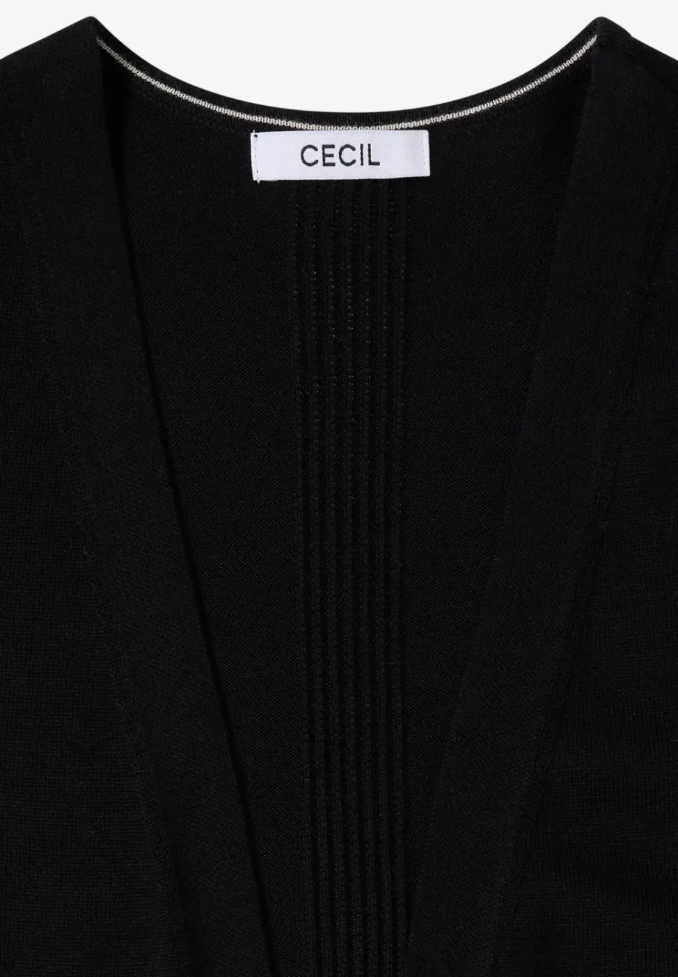 Long cardigan basique