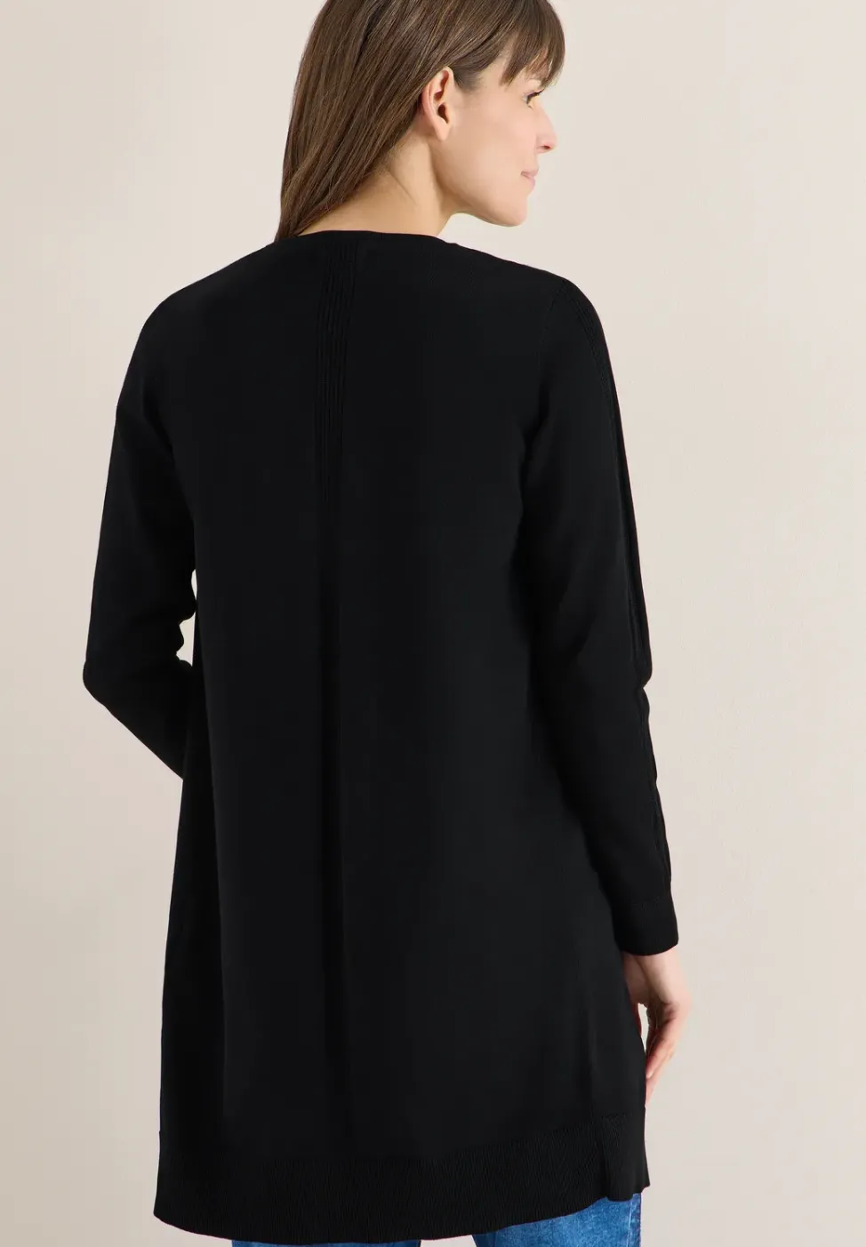 Long cardigan basique