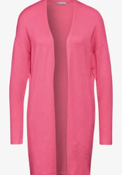 Long cardigan en maille fine