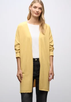 Long cardigan en maille fine