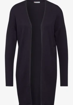 Long cardigan en maille fine