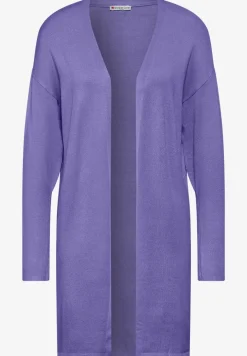 Long cardigan en maille fine