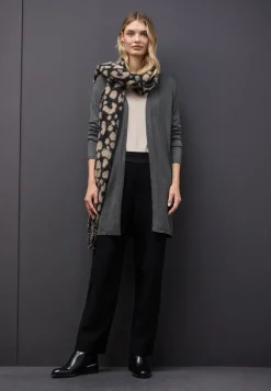 Long cardigan en maille fine