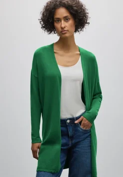Long cardigan en maille fine
