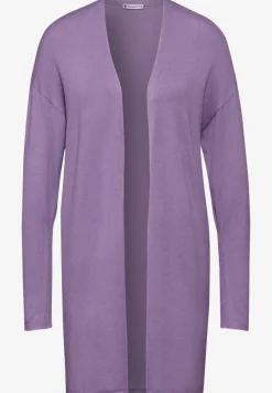 Long cardigan en maille fine