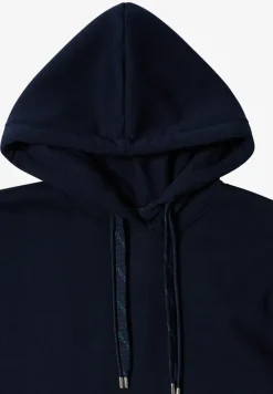 Long sweat à capuche