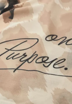 Longue écharpe à motif léopard