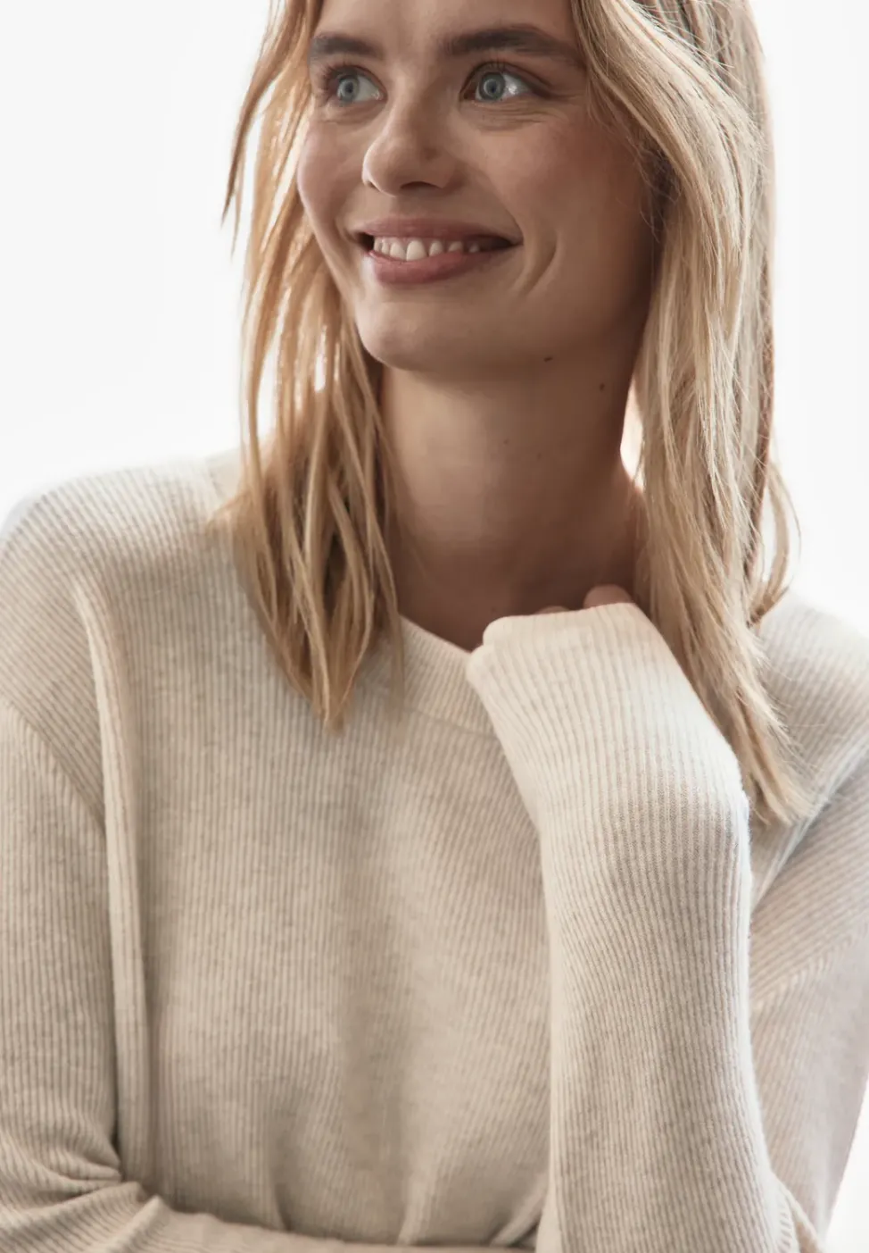 Longue robe en tricot