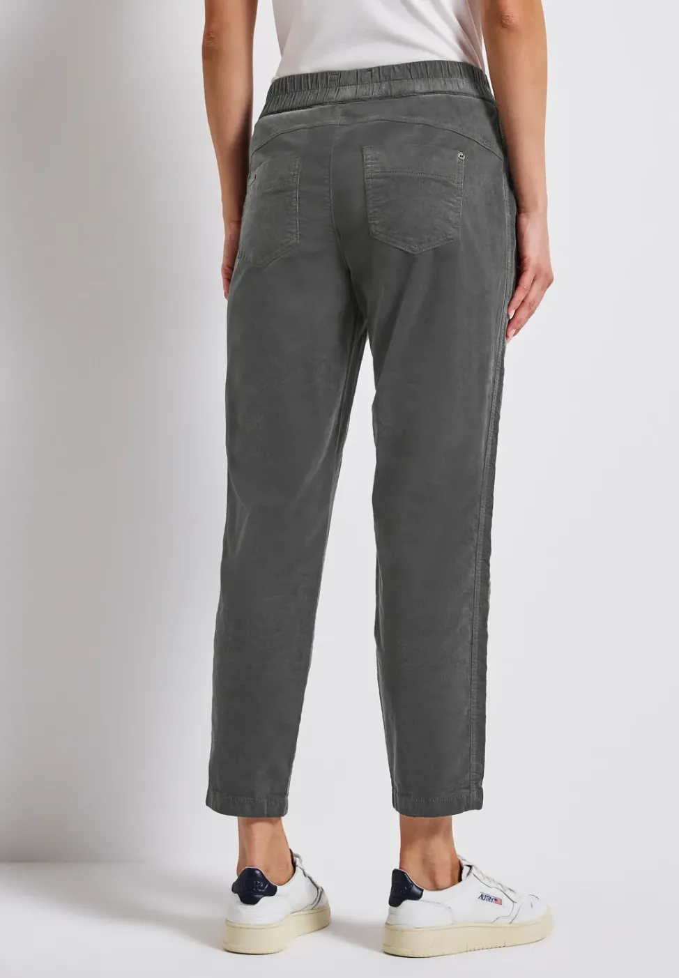 Loose Fit pantalon en velours côtelé