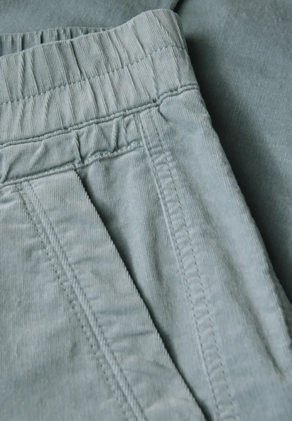 Loose Fit pantalon en velours côtelé