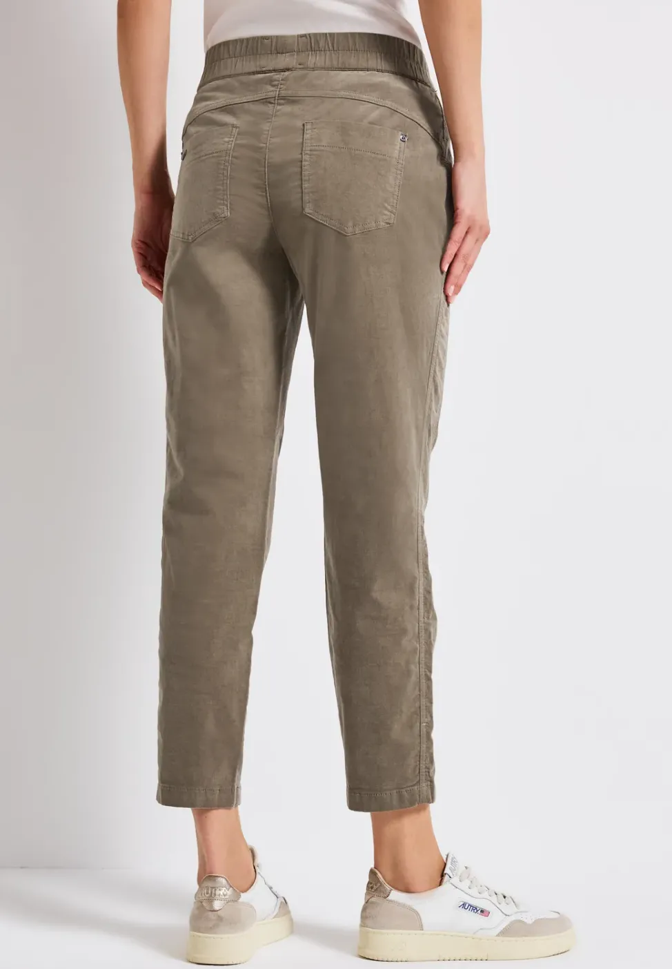 Loose Fit pantalon en velours côtelé