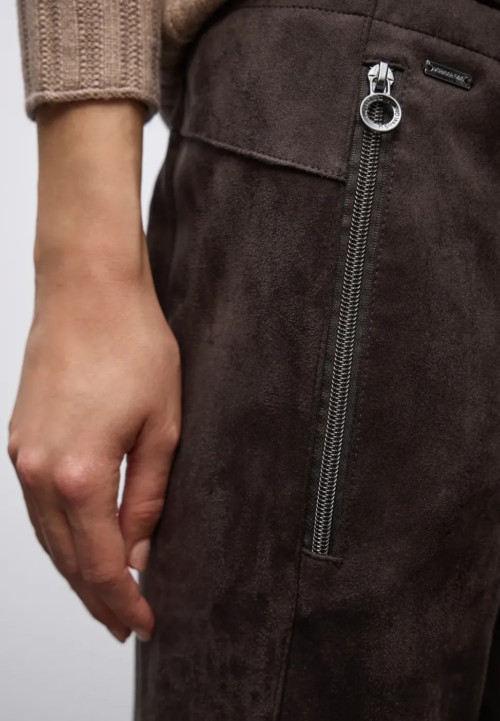 Loose Fit pantalon en velours