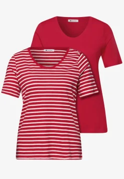Lot de 2 T-shirts avec encolures arrondies en V