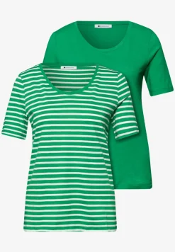 Lot de 2 T-shirts avec encolures arrondies en V