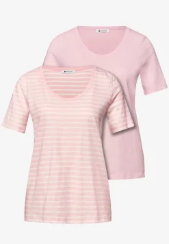 Lot de 2 T-shirts avec encolures arrondies en V