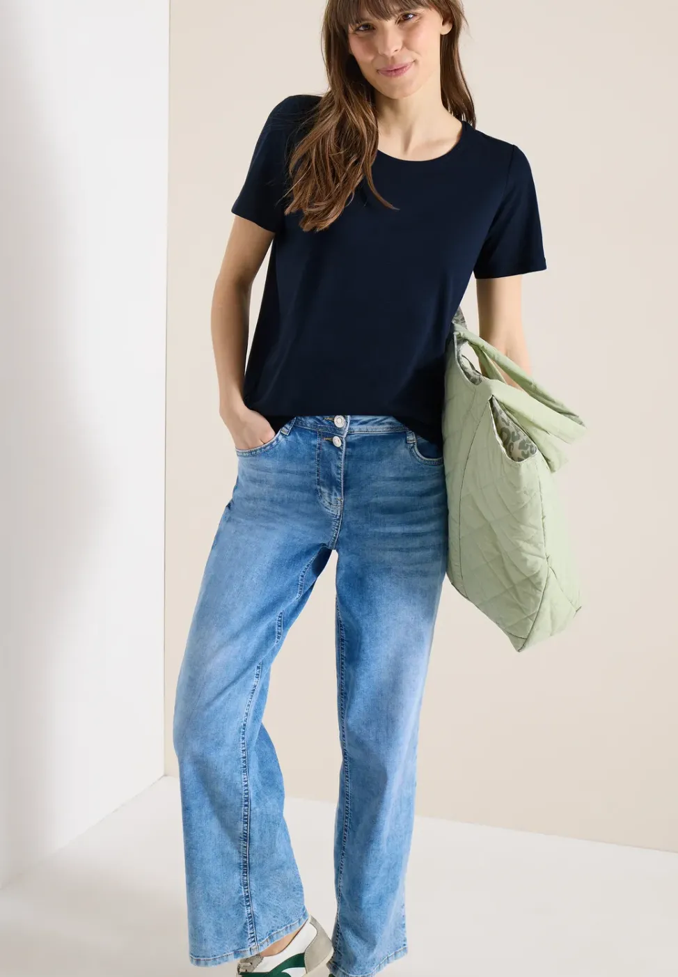 Lot de 2 T-shirts simples à col rond