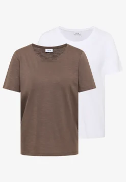 Lot de 2 T-shirts simples à col rond