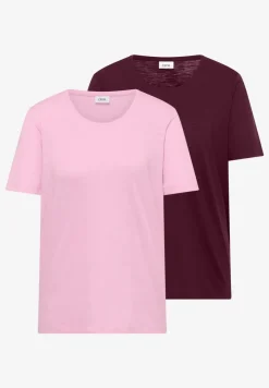 Lot de 2 T-shirts simples à col rond