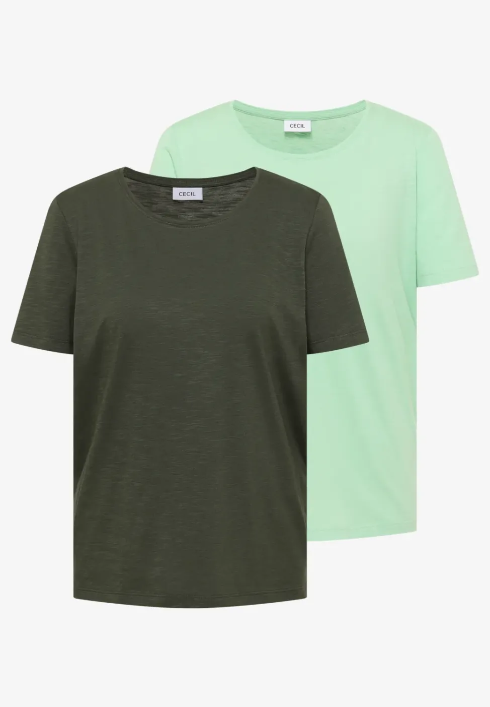 Lot de 2 T-shirts simples à col rond