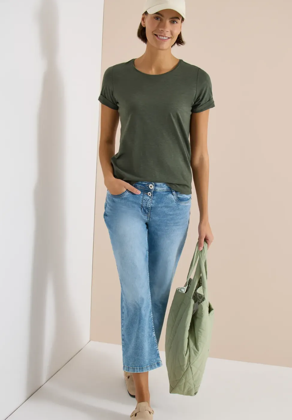 Lot de 2 T-shirts simples à col rond