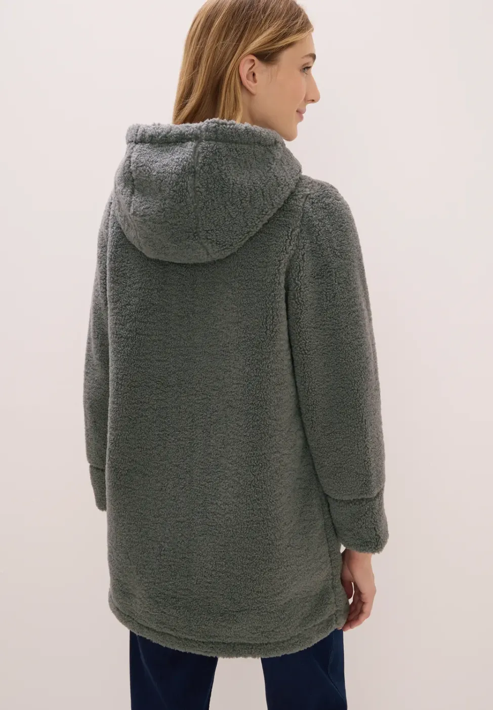 Manteau Teddy avec capuche