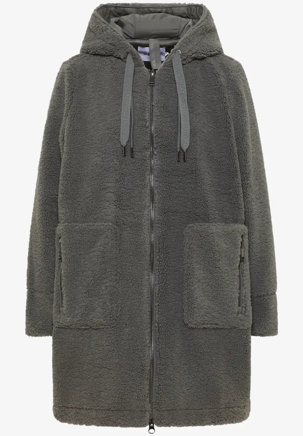 Manteau Teddy avec capuche