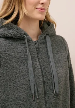 Manteau Teddy avec capuche