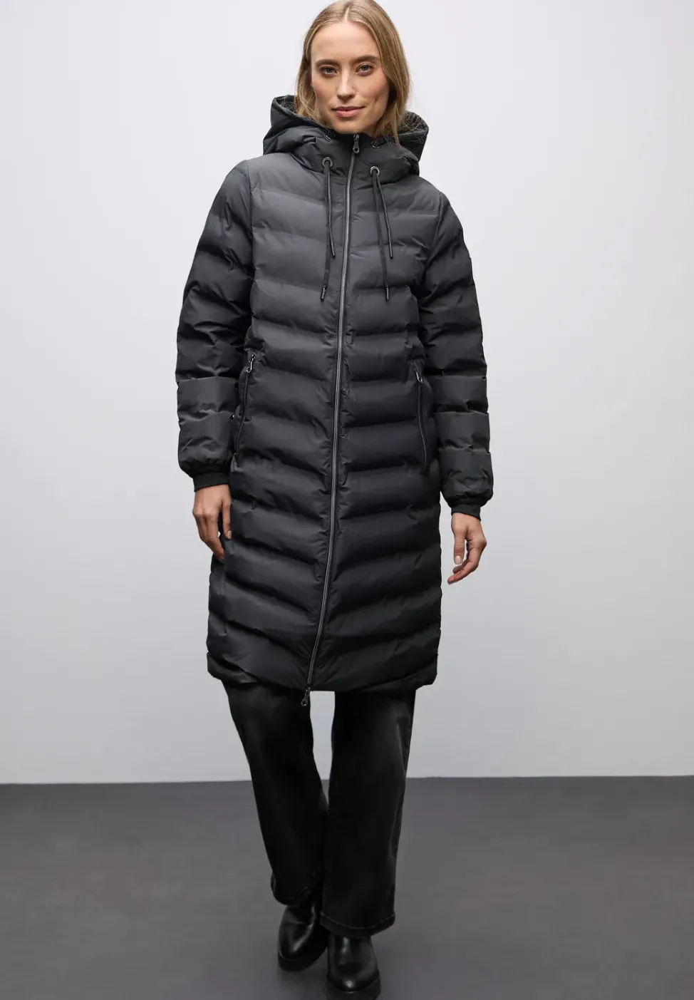 Manteau avec coutures collées