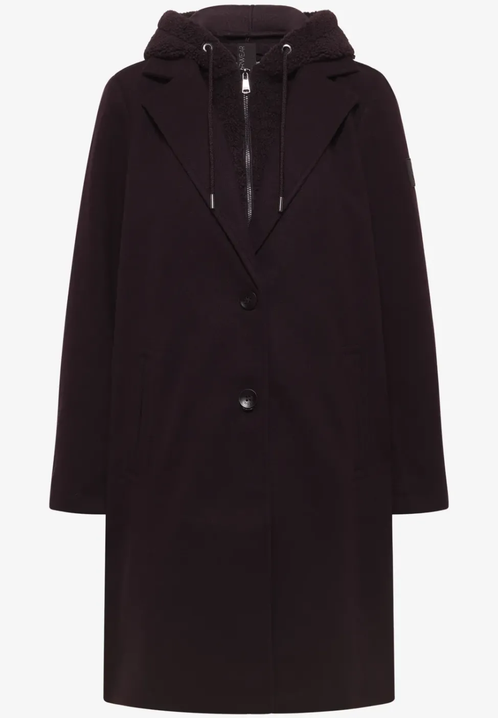 Manteau avec insert teddy