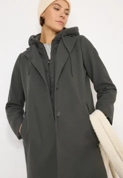 Manteau avec insert teddy