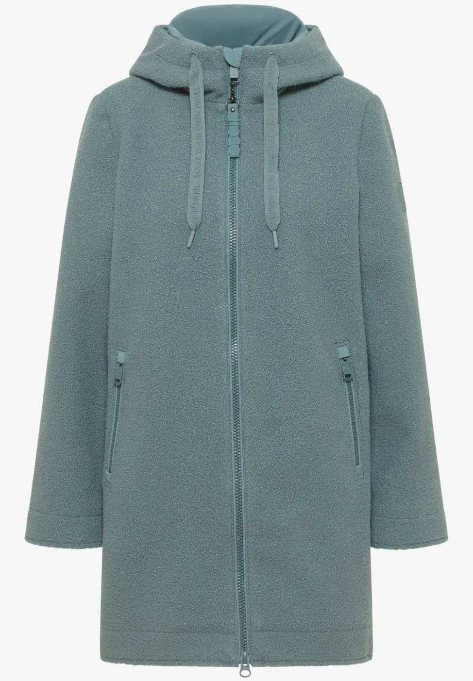 Manteau effet laine