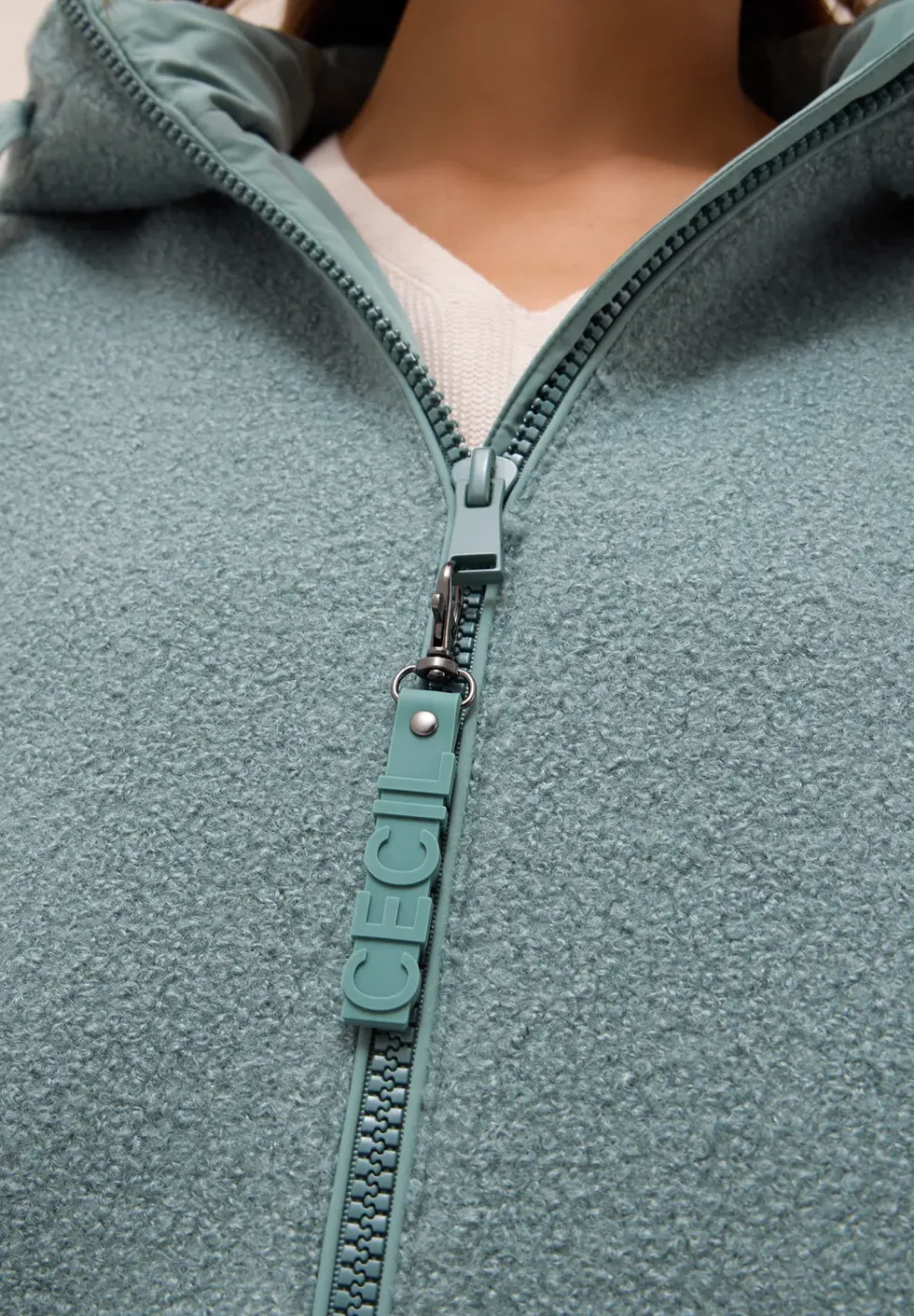 Manteau effet laine