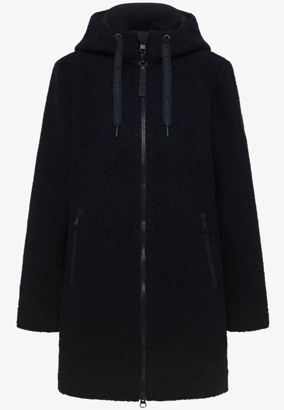 Manteau effet laine