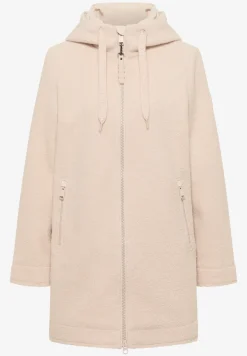 Manteau effet laine