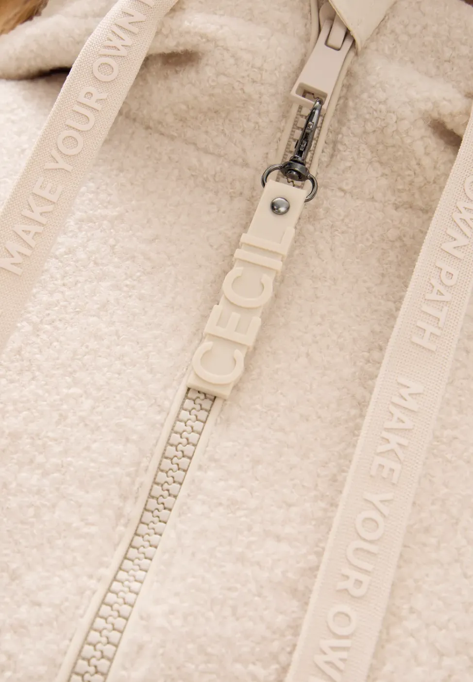 Manteau effet laine