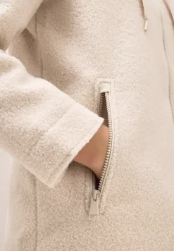 Manteau effet laine